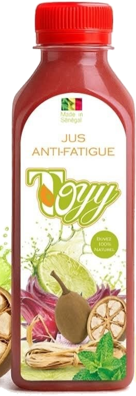 Bouteille TOYY, jus anti-fatigue