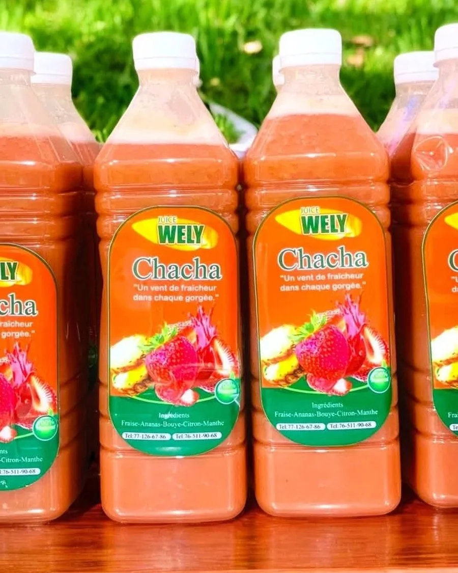 Bouteilles de jus WELY Chacha