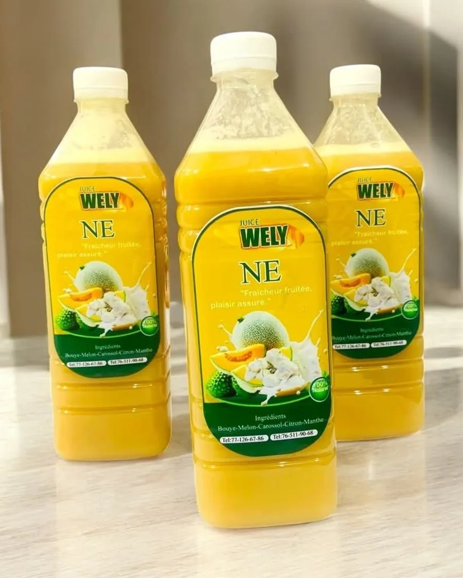 Bouteilles de jus WELY NE